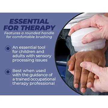 Wilbarger Therapy Brush, 2 Pack – Therapressure Brush for Occupational Therapy for Sensory Brushing – Designed by Patricia Wilbarger – Use as Part of the Wilbarger Brushing Protocol