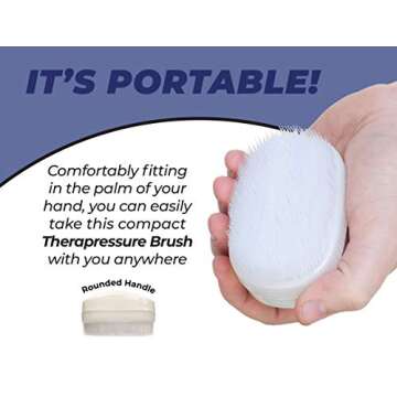 Wilbarger Therapy Brush, 2 Pack – Therapressure Brush for Occupational Therapy for Sensory Brushing – Designed by Patricia Wilbarger – Use as Part of the Wilbarger Brushing Protocol