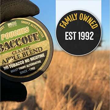 BaccOff Classic Apple Blend Pouches - Tobacco Free Snuff Alternative