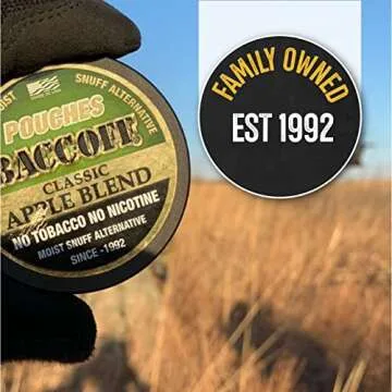 BaccOff Classic Apple Blend Pouches - Tobacco Free Snuff Alternative
