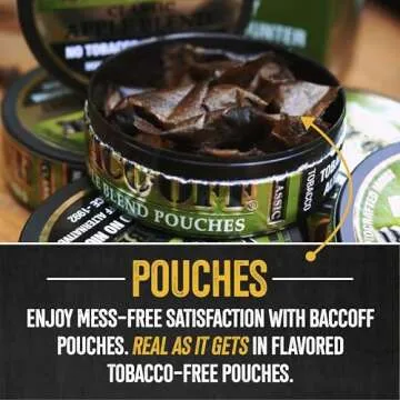 BaccOff Classic Apple Blend Pouches - Tobacco Free Snuff Alternative
