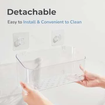 CQUNM Bath Toy Storage Holder for Bathtub Essentials