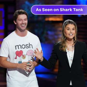 MOSH Cookie Dough Crunch Keto Protein Bars, High Fiber, Low Carb, Gluten Free, High Protein, Brain Healthy Snack, 12 Count