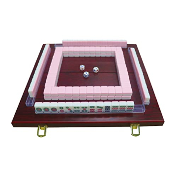 Erencook Miniature Chinese Mahjong Game Set: Portable Fun with 144 Mini-Tiles and Accessories