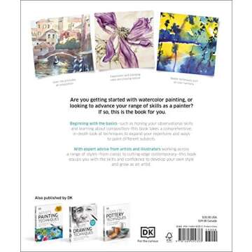 Watercolor Techniques for Artists and Illustrators: Learn How to Paint Landscapes, People, Still Lif...