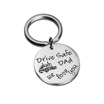 CJ&M Truck Driver Keychain - Perfect Gift for Dads and Truckers