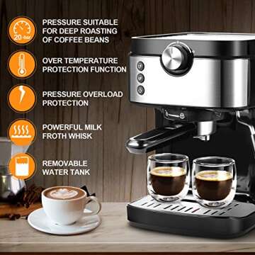 High-Performance Espresso Machine for Home Coffee Enthusiasts