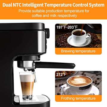 High-Performance Espresso Machine for Home Coffee Enthusiasts