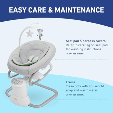 Graco Soothe My Way Swing & Rocker for Happy Babies