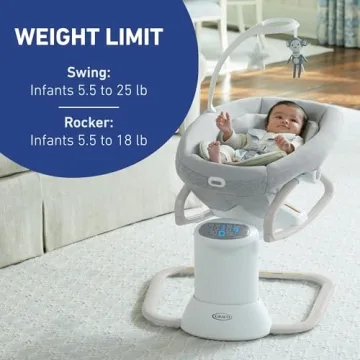 Graco Soothe My Way Swing & Rocker for Happy Babies
