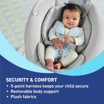 Graco Soothe My Way Swing & Rocker for Happy Babies