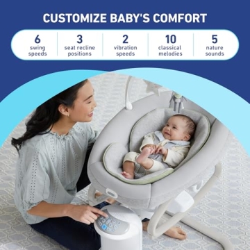 Graco Soothe My Way Swing & Rocker for Happy Babies