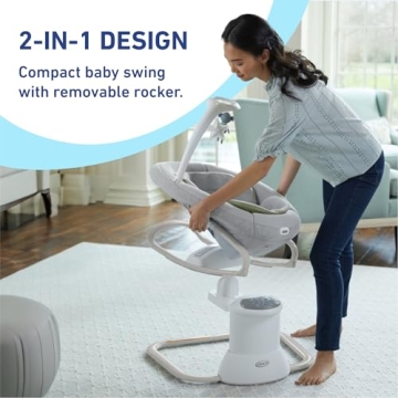 Graco Soothe My Way Swing & Rocker for Happy Babies