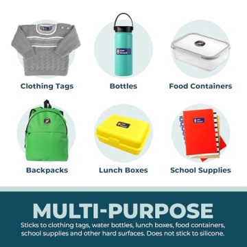 Personalized Bunny Badges Name Labels - 130 Durable Labels