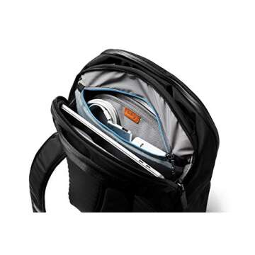 Bellroy Transit Backpack (Carry-on Travel Backpack, Generous 28 Liter Capacity, Water-resistant Woven Fabric, Quick Access 15" Laptop Compartment) - Black