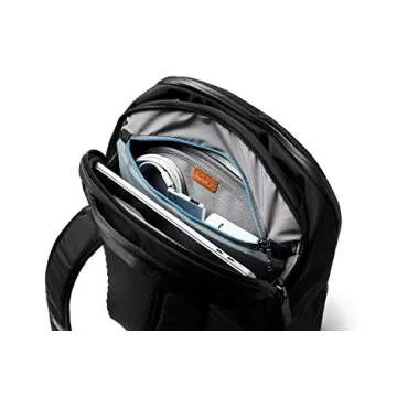 Bellroy Transit Backpack (Carry-on Travel Backpack, Generous 28 Liter Capacity, Water-resistant Woven Fabric, Quick Access 15" Laptop Compartment) - Black