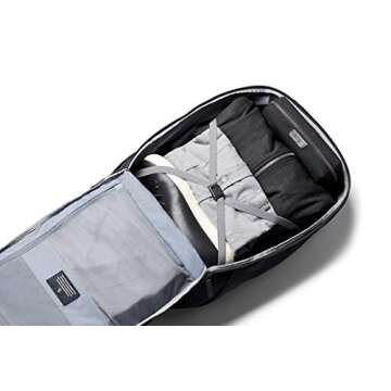 Bellroy Transit Backpack (Carry-on Travel Backpack, Generous 28 Liter Capacity, Water-resistant Woven Fabric, Quick Access 15" Laptop Compartment) - Black