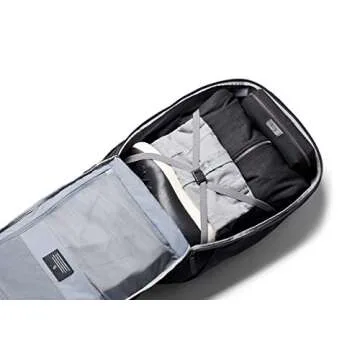 Bellroy Transit Backpack (Carry-on Travel Backpack, Generous 28 Liter Capacity, Water-resistant Woven Fabric, Quick Access 15" Laptop Compartment) - Black