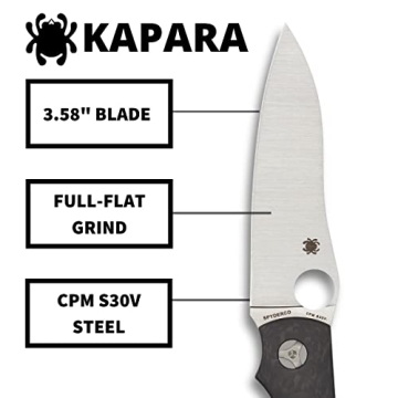 Spyderco Kapara Folding Knife - Premium CPM S30V Steel