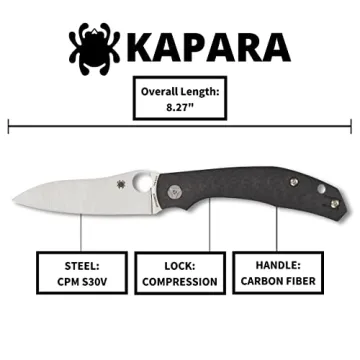 Spyderco Kapara Folding Knife - Premium CPM S30V Steel