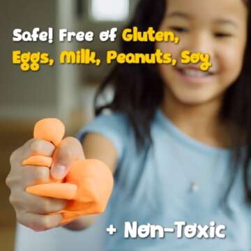 Chuckle & Roar - Whoa Dough Mega 12 Pack - Tactile Kids Dough - Fun Arts and Crafts Time for Preschoolers - Gluten Free Formula - Ages 3 and Up