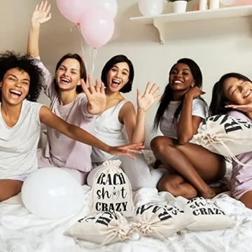 20 Pack Drawstring Bags for Bachelorette and Bridal Parties