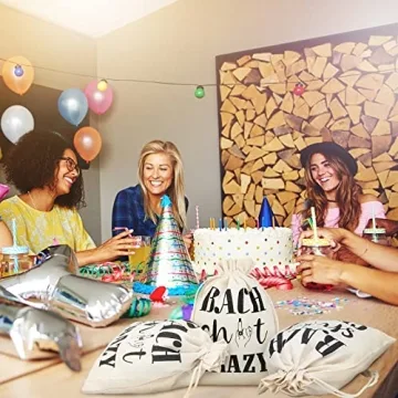 20 Pack Drawstring Bags for Bachelorette and Bridal Parties