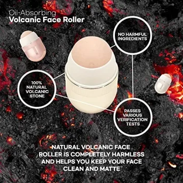 K-Beauty Volcanic Face Roller for Oil Control & Matte Skin
