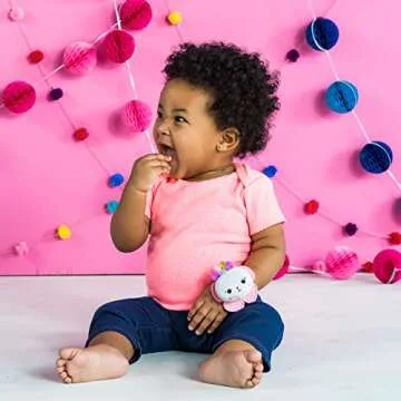 Bright Starts Wrist Pals Rattle - Soft Teether Toy