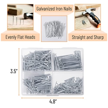 Mr. Pen Nail Assortment Kit - 600 Piece Nail Set