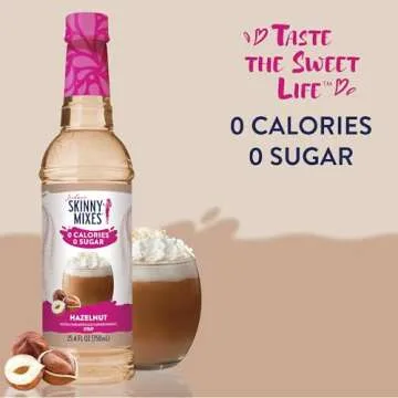 Jordan's Hazelnut Skinny Syrups - Zero Calories & Sugar Free