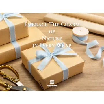 Vitalizart Baby Blue Cotton Ribbon for Eco-Friendly Crafting