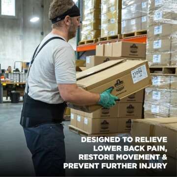 Ergodyne ProFlex 1600 Back Support Brace - Comfort & Stability in Mobility