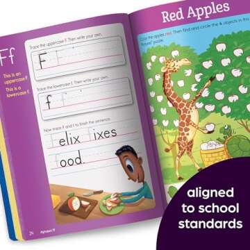 Summer Big Fun Workbook Bridging Grades P & K: Kindergarten Summer Workbook with Alphabet, Numbers, Colors and More, Prepare for Kindergarten Curriculum at Home (Highlights Summer Learning)