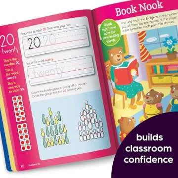 Summer Big Fun Workbook Bridging Grades P & K: Kindergarten Summer Workbook with Alphabet, Numbers, Colors and More, Prepare for Kindergarten Curriculum at Home (Highlights Summer Learning)