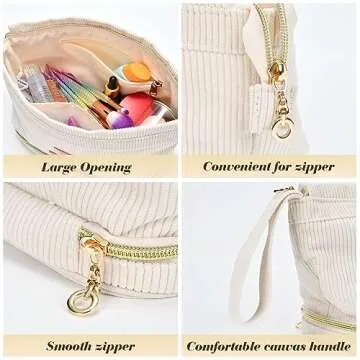 Gifts for Women Girls, Initial Makeup Bag, Travel Make up Bag Double Layer Cosmetic Bag Preppy Stuff Bag for Her Mom Girlfriend Wife Teacher 12 13 14 15 16 Years Old Teen Girl Gifts Trendy - R