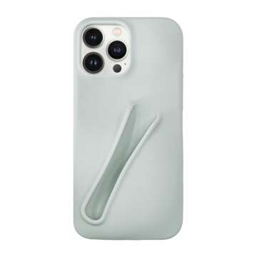 Lip Gloss iPhone 13 Pro Case - Premium Silky Silicone Lip and Phone Case with Puffy Back and Tactile...