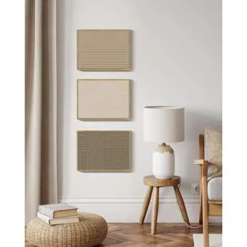 PHOPAGO Minimalist Abstract Framed Wall Art for Modern Decor