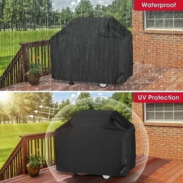 Durable Waterproof Grill Cover - Unicook 65-Inch BBQ Protection