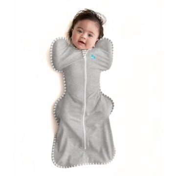 Love to Dream Swaddle UP Baby Sleep Sack - Self-Soothing Solution for Newborns, Gray