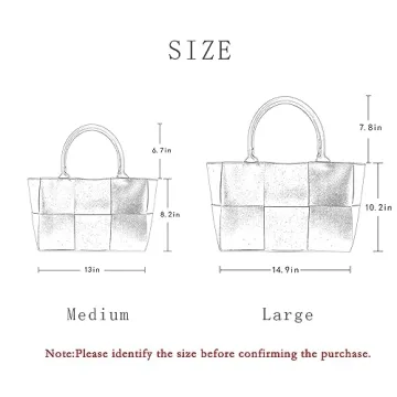 Stylish Women's Vegan Leather Woven Shoulder Bag with Clutch