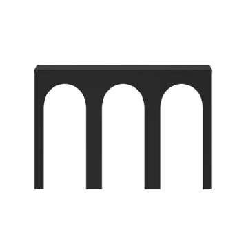 Plank+Beam Aria Console Table in Solid Wood Design