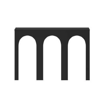 Plank+Beam Aria Console Table in Solid Wood Design