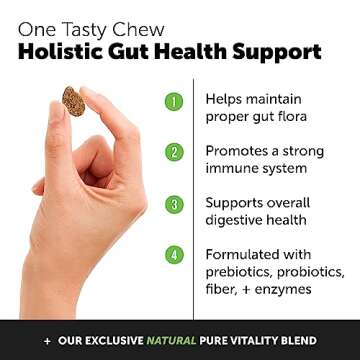 PetHonesty Digestive Probiotics for Dogs + 10 in 1 Multivitamin Soft Chew Supplement Bundle - Probio...