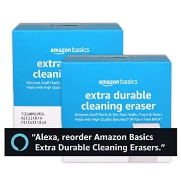 Affordable Amazon Basics Extra Durable Cleaning Eraser Pack