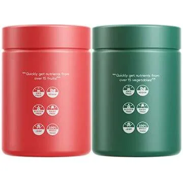 Instantfood Easy Veggies + Fast Fruits Vitamins Bundle