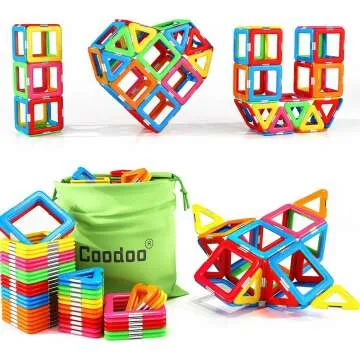 Coodoo Magnetic Blocks Tough Tiles - STEM Fun!
