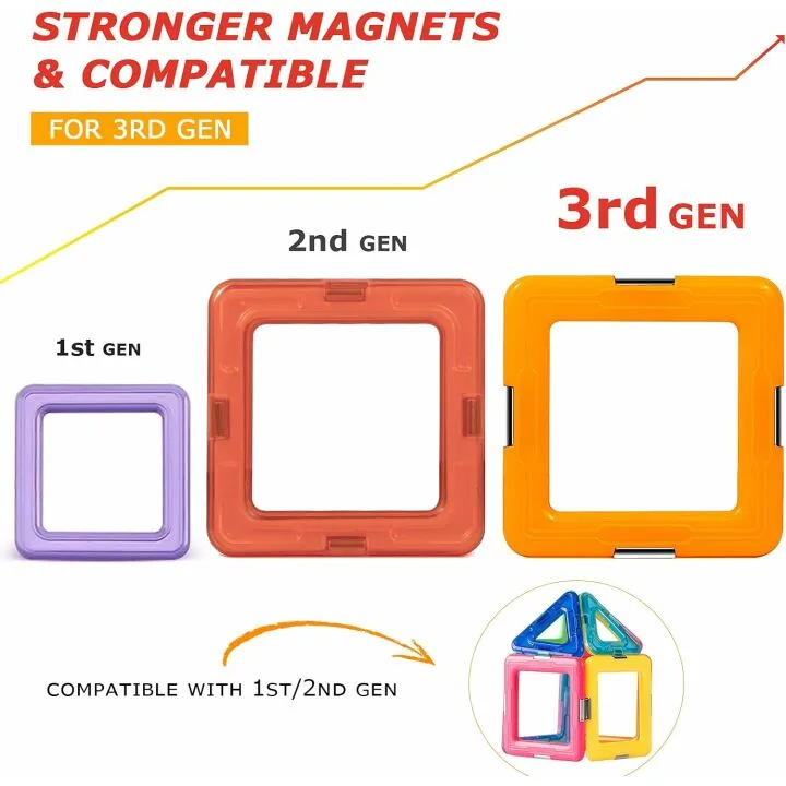 Coodoo Magnetic Blocks Tough Tiles - STEM Fun!