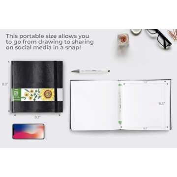 Ohuhu Sketchbook Marker Pad - Perfect Portable Art Pad