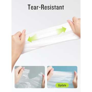 SaphiRose Disposable Rain Ponchos - Pack of 4